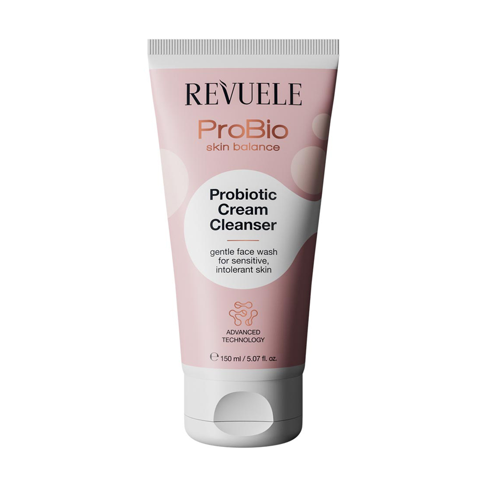 Очищувальний крем для обличчя Revuele Probio Skin Balance Probiotic Cream Cleanser з пробіотиками, 150 мл