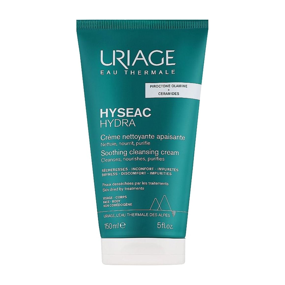 Заспокійливий очищувальний крем для обличчя та тіла Uriage Hyseac Hydra Soothing Cleansing Cream, 150 мл